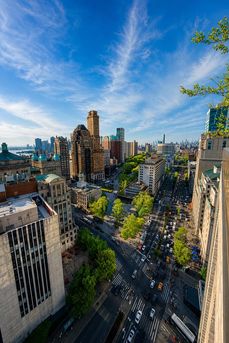 Spring from a Brooklyn Rooftop