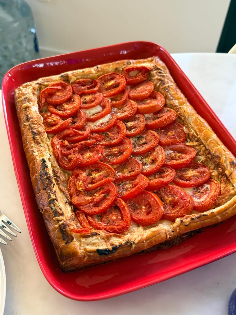 Tomato, Gruyere & Dijon Tart